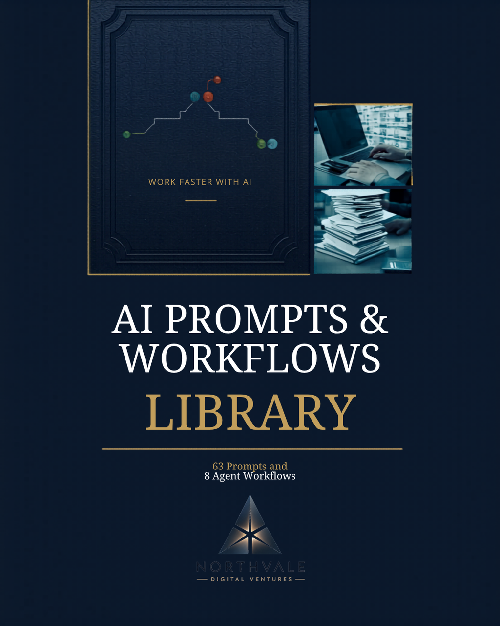 AI Prompt Library for Business — 63 SMB Prompts + 8 Agent Workflows (Word)